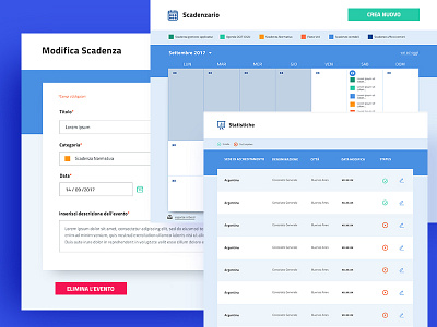 AGENDA | UX-UI balance calendar color google interface material project trend typography ui ux web