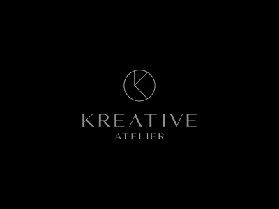 Kreative branding dark design logo typography voila voilastudio