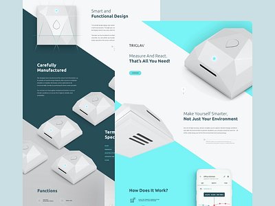 Triglav devices rwd simple smart home smart home app startup triglav ui ux voila webdesign