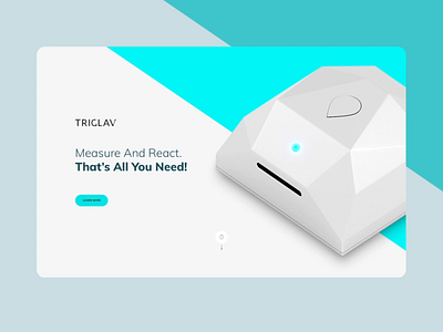 Triglav app landing minimal smart home smarthome ui ux voila web webdesign