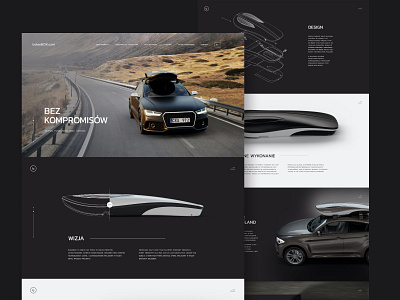 Bolee bolee cars dark luxury sport ui voila web webdesign