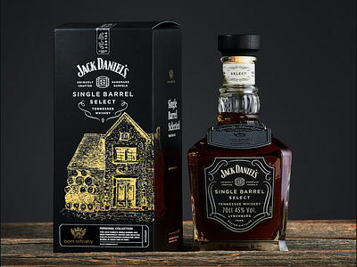 Limited Packaging Design for Jack Daniels Whisky