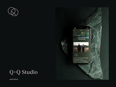Q+Q Studio 3d branbook branding dark interior iphone luxury photography print qqstudio ui ux webdesign website