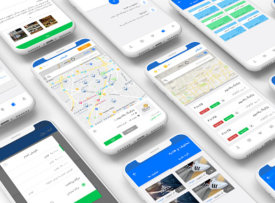 Shifter parking app app app workflow blue branding car clean interface insurance color design illustration parking app ui ux design user experience