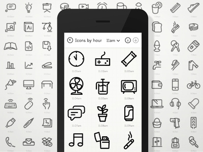 Icons by hour website launch