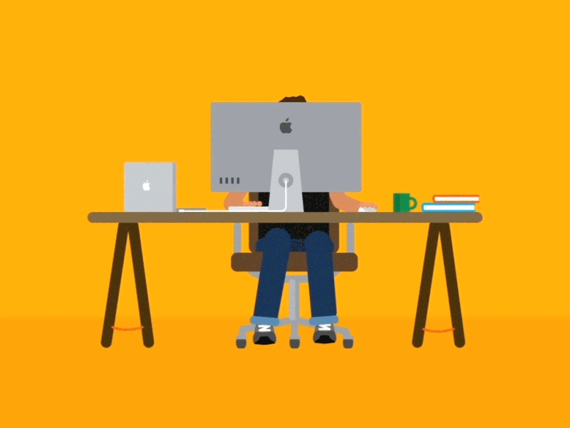 Going freelance (Finally!) animation design desk desktop freelance illustration laptop workspace