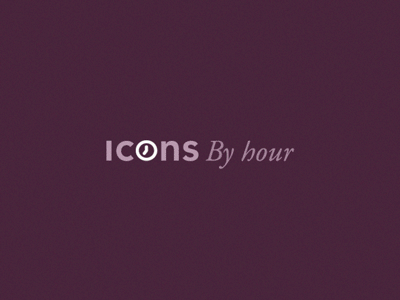 Icons by Hour - the complete set font icons illustrator minimal symbols vector