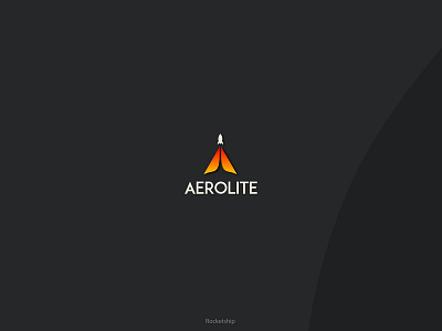 Aerolite aerolite dailylogochallenge gradient logo logodesign rocketship space