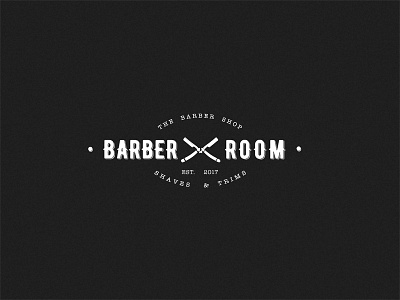Barber Room Barbershop barber barber room barbershop logo logodesign shaves trims