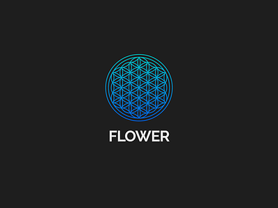 Flower geometry hyper minimalism logo logo design logodesign minimal minimalism sacred