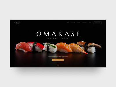 Omakase Sushi Bar Website