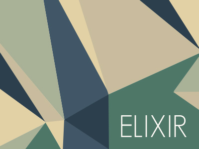 Elixir Designers MX blue design geometric green mix music