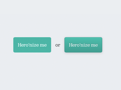 Become an internet hero, press a button! button clicks flat gradient hero result skeu test
