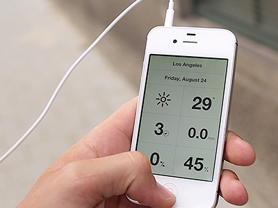 Weathercube app clean cube gestures iphone minimal weather white