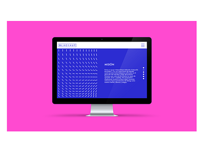 Blackaut design desktop ui ux