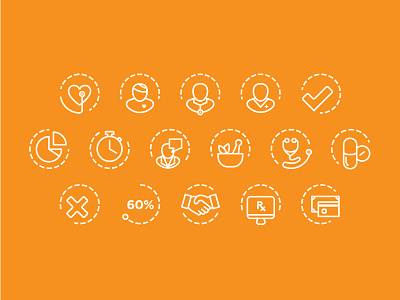 Healthcare Icons branding design flat icon illustrator ui vector