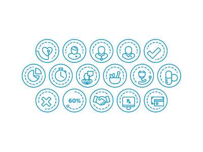 Healthcare Icons branding design flat icon illustrator ui vector