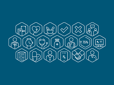 Healthcare Icons branding design flat icon illustrator ui vector