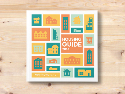 MN Daily "Housing Guide" Special Issue Cover design icon illustration illustrator print