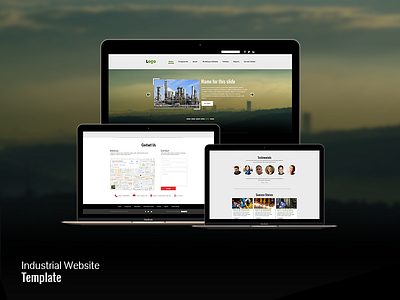 Industrial Website Template