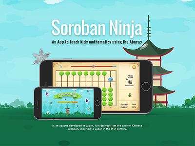 Soroban Ninja GUI Mobile Game android game gui ios japan mobile ninja soroban ui ux
