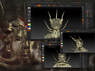 You Can't Kill The Devil 3d art direction drawing graphic model sculpting zbrush