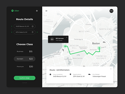 Uber Taxi App UI app design flat identity illustration ios logo minimal taxi taxi app taxi driver uber uber design ui ux web website