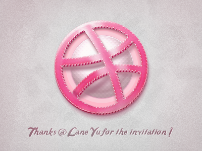 Golf Bag bag dribbble first icon invitation pink