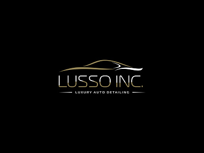 LUSSO INC. automotive automotive detailing inc. logo lusso