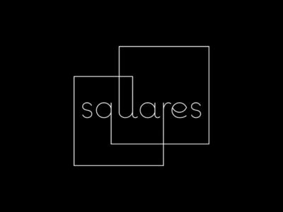 Squares black white fashion fashion blog fashion brand graphic design logo logotype square squares