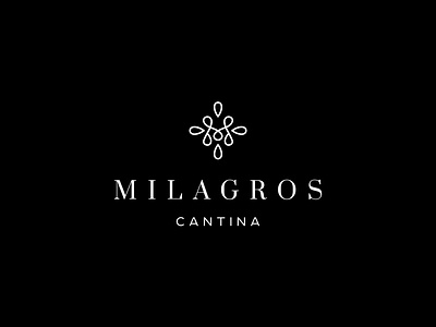 Milagros bar cantina logo mexican bar milagros