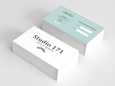 Branding for Studio 171 branding business card design logo logodesign