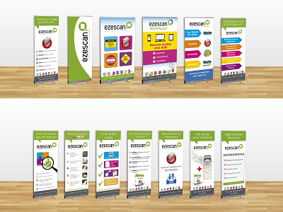 Pullup Banners banner design banners branding collateral design event branding events illustration marketing collateral