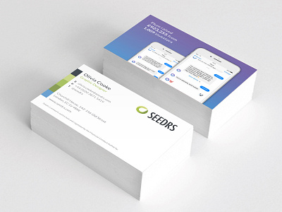 Seedrs Business Cards brand branding businesscards collateral design marketing