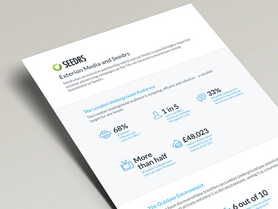 Sales Sheet branding brochure collateral design document illustration typography