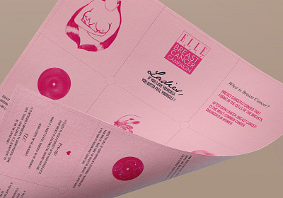 Elle Ondia- Breast Cancer Campaign artwork campaign design design doodleart illustration print design