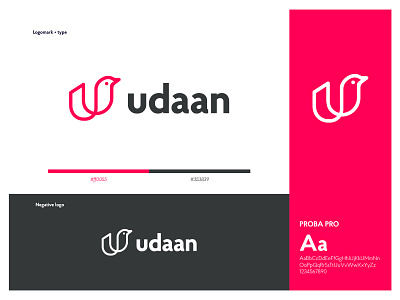 Udaan Logo! bird brand identity branding concept fly flying lettermark logo logo design typography udaan