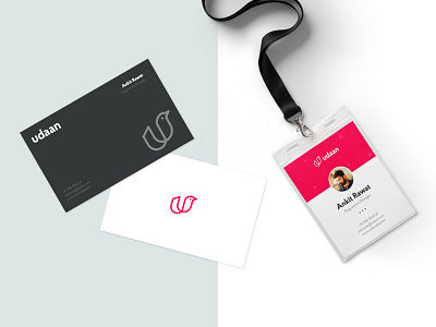 Udaan Branding! brand design brand identity branding business card collateral elements identity card idnetity design minimal udaan