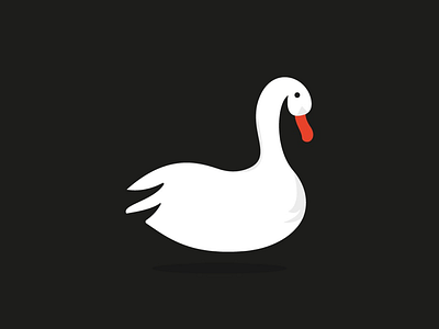 SWAN ILLUSTRATION illustration illustrator logo designer minimal swan