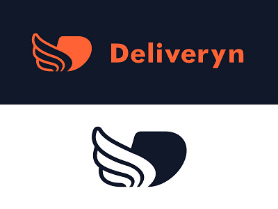 Deliveryn Logo branding concept courier delivery design designer logo