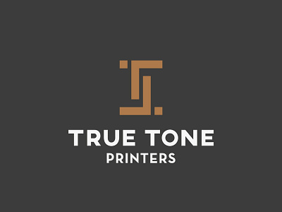 True Tone Printers brand identity branding logo logo designer printer tone