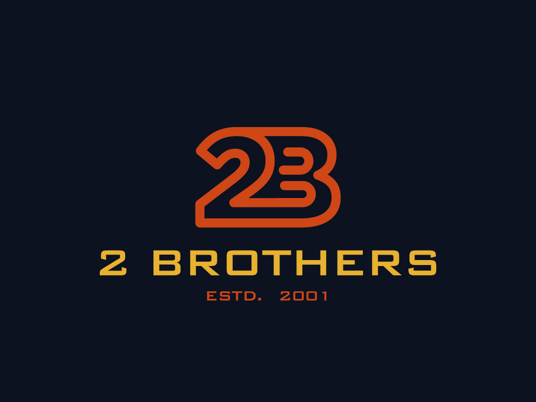 2 Brothers Logo By Karan On Dribbble