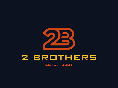 2 Brothers Logo brand identity branding logo logo design logo designer property