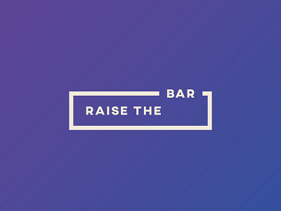 Raise The Bar branding illustration illustrator logo logo designer