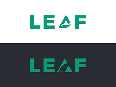 Leaf Logo brand identity branding concept leaf logo logo design logo designer