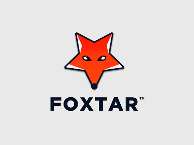 Foxtar brand identity branding concept fox illustration logo logo design logo designer star