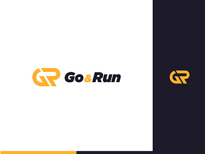 Final Logo for Go&Run. brand identity branding concept lettermark logo logo design logo design branding logo designer typography