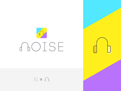 Noise Logo brand identity branding concept logo logo design logo designer noise sound