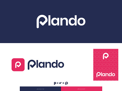Plando brand identity branding concept list logo logo design minimal plan planner to do todo