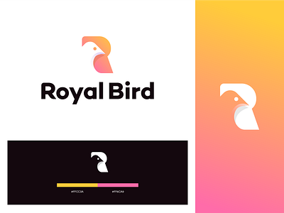 Royal Bird Logo! bird brand identity branding concept icon logo logo design logo designer pigeon royal